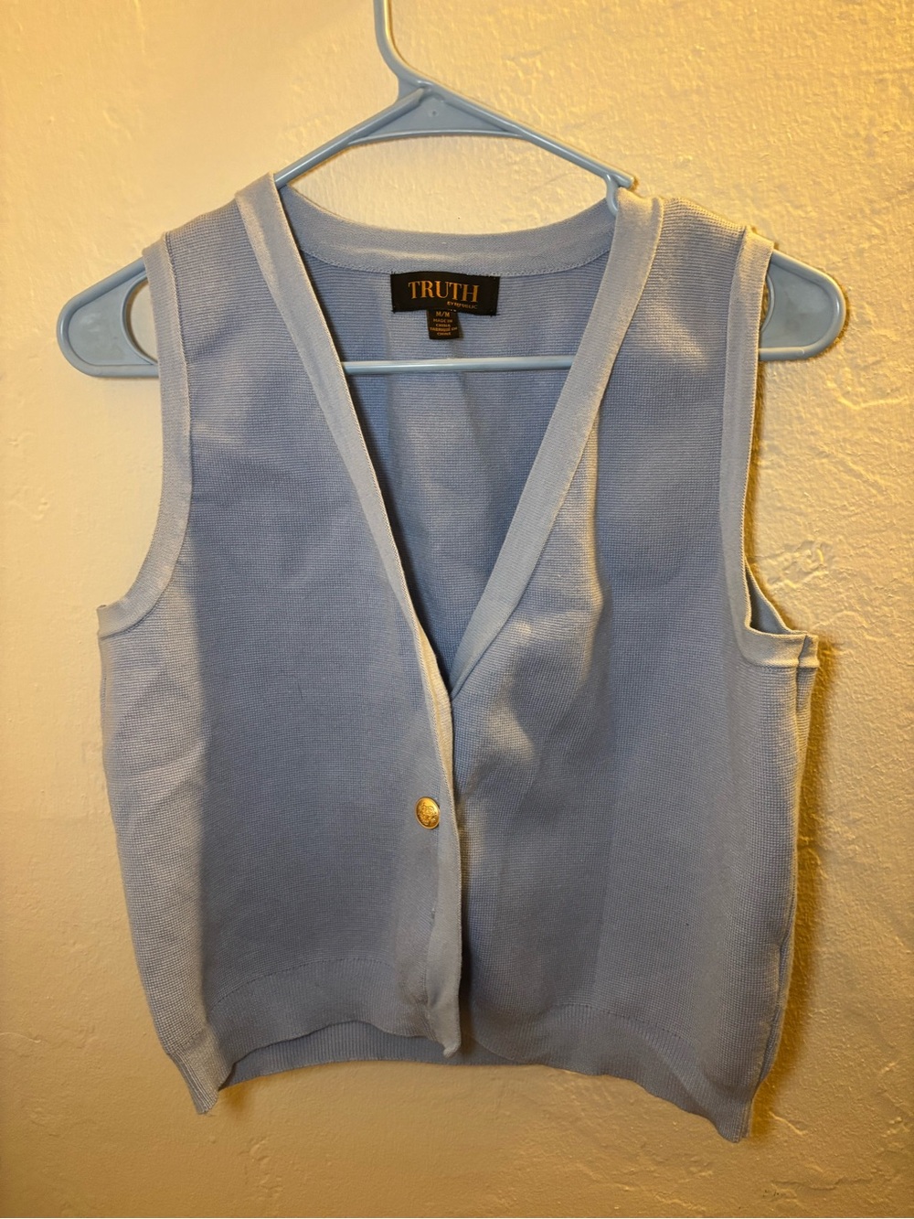 Truth Light Blue Men's Knit Vest